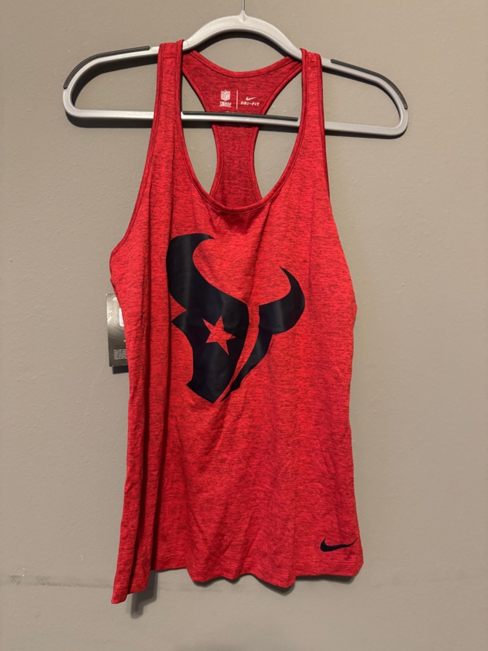 Nike Red Houston Texans Racerback Tank